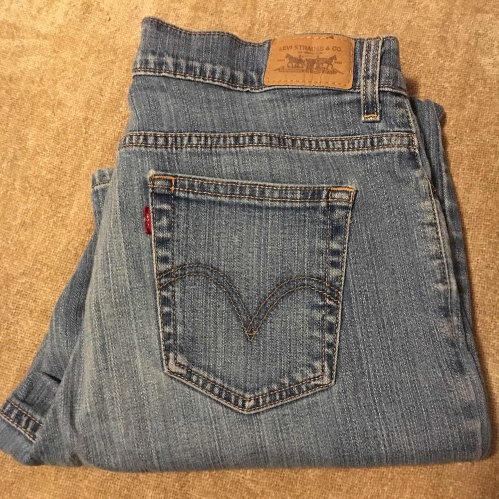 Levi’s 550 Boot cut jeans.